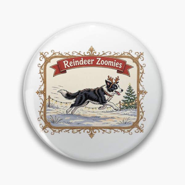 Item preview, Reindeer Zoomies designed and sold by DogTiredbyPeter.