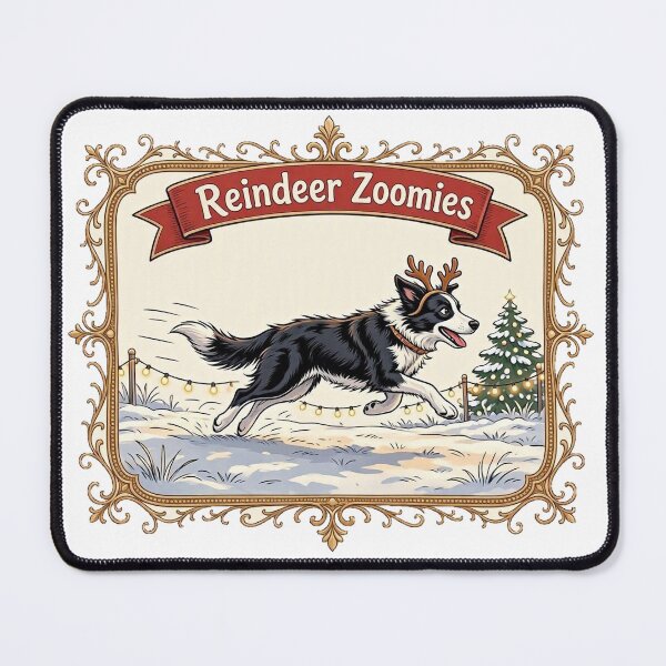 Item preview, Reindeer Zoomies designed and sold by DogTiredbyPeter.
