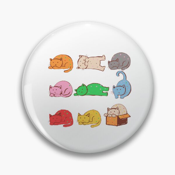 Item preview, Sleeping Cat Sticker Pack - Nine Napping Positions designed and sold by BysonDesigns.