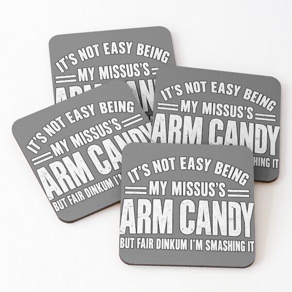 Item preview, Not Easy Being Missus Arm Candy Smashing Tee designed and sold by Yellowriversss.