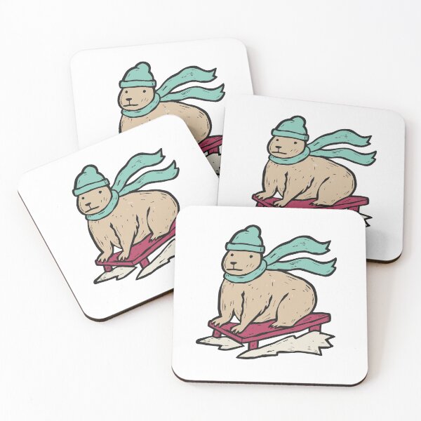 Item preview, Sledding Marmot Going Downhill Fast designed and sold by BysonDesigns.
