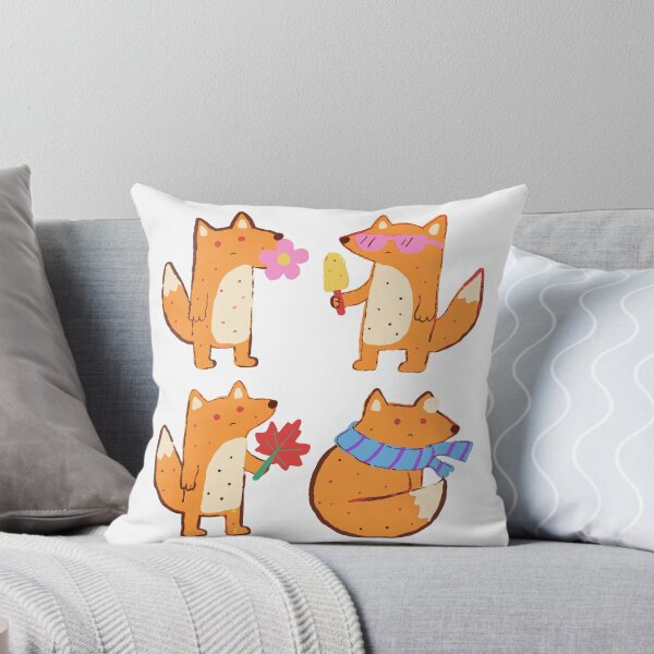 Item preview, Fox Seasons Sticker Pack - Four Foxes Through the Year designed and sold by BysonDesigns.