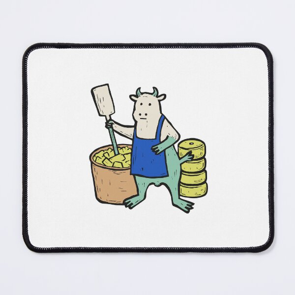 Item preview, Cheesemaking Cow Stirring the Vat designed and sold by BysonDesigns.