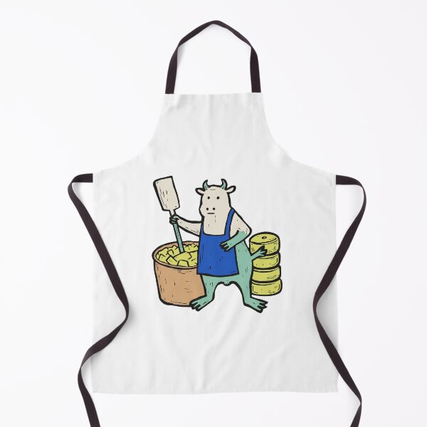 Item preview, Cheesemaking Cow Stirring the Vat designed and sold by BysonDesigns.