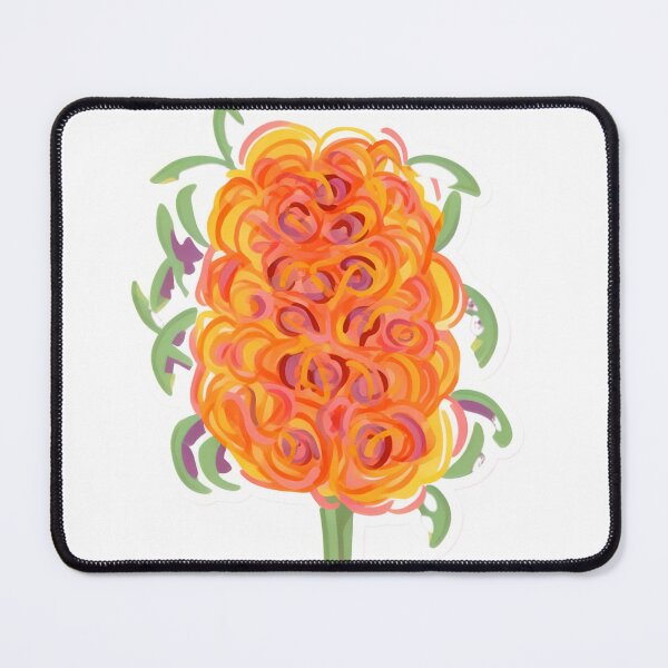 Item preview, Australian orange grevillea designed and sold by WildLadyWood.
