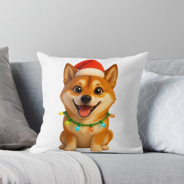 Item preview, Happy Shikoku Dog Christmas designed and sold by Sillytoe.