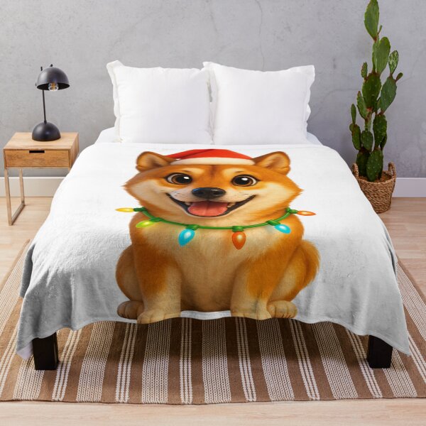 Item preview, Happy Shikoku Dog Christmas designed and sold by Sillytoe.