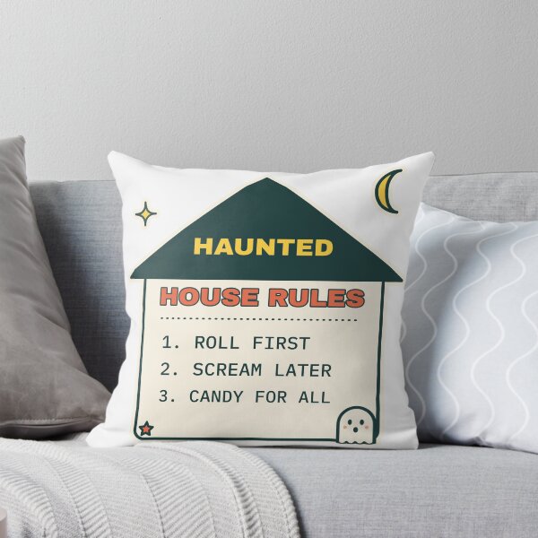Item preview, Haunted House Rules - Funny Halloween Game Rules designed and sold by Playful Paper Club.