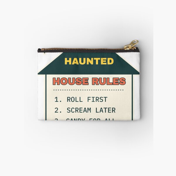 Item preview, Haunted House Rules - Funny Halloween Game Rules designed and sold by Playful Paper Club.