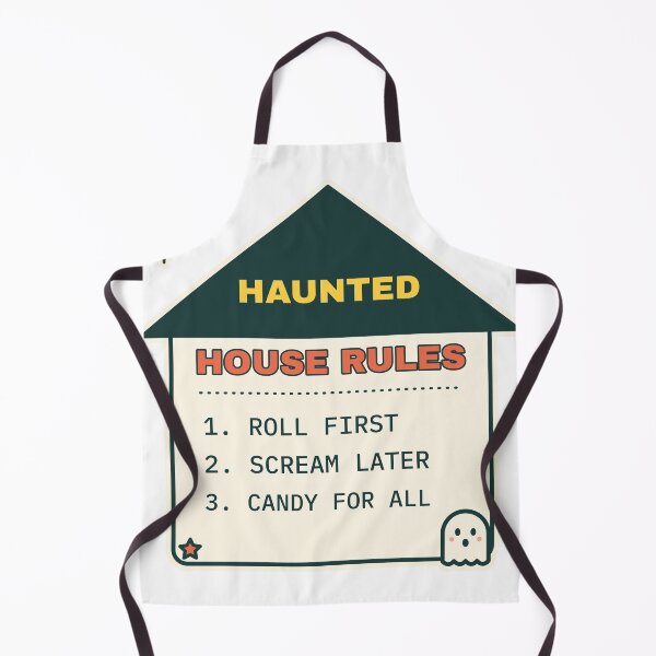 Item preview, Haunted House Rules - Funny Halloween Game Rules designed and sold by Playful Paper Club.