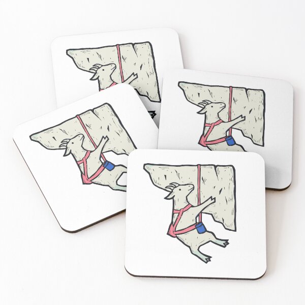 Item preview, Rock Climbing Goat on an Overhang designed and sold by BysonDesigns.