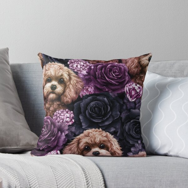 Artikelvorschau, Cavoodle-Rosenmuster entworfen und verkauft von Nocturne Paws.