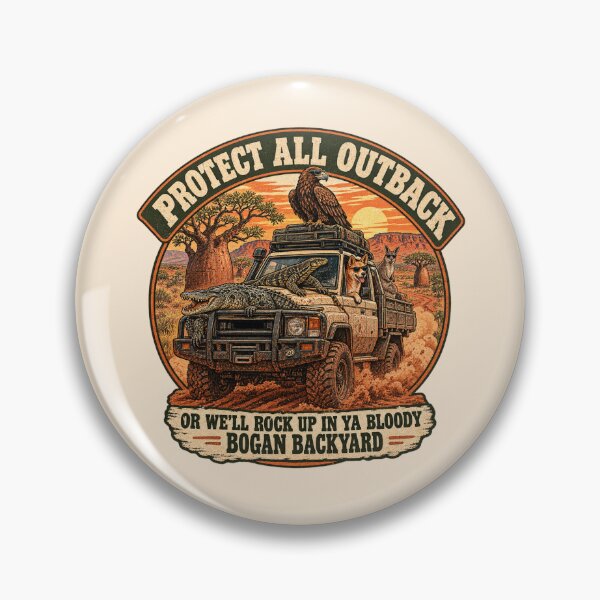 Item preview, Protect All Outback Bogan Backyard Adventure Ute Tee designed and sold by Yellowriversss.