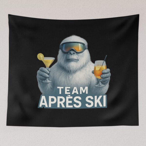 Item preview, Team Après Ski Yeti Cocktail Skiers designed and sold by Loona97.
