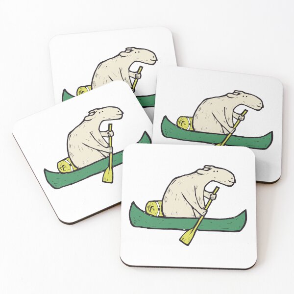 Item preview, Canoeing Moose on a Lake Trip designed and sold by BysonDesigns.