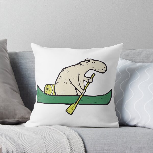 Item preview, Canoeing Moose on a Lake Trip designed and sold by BysonDesigns.