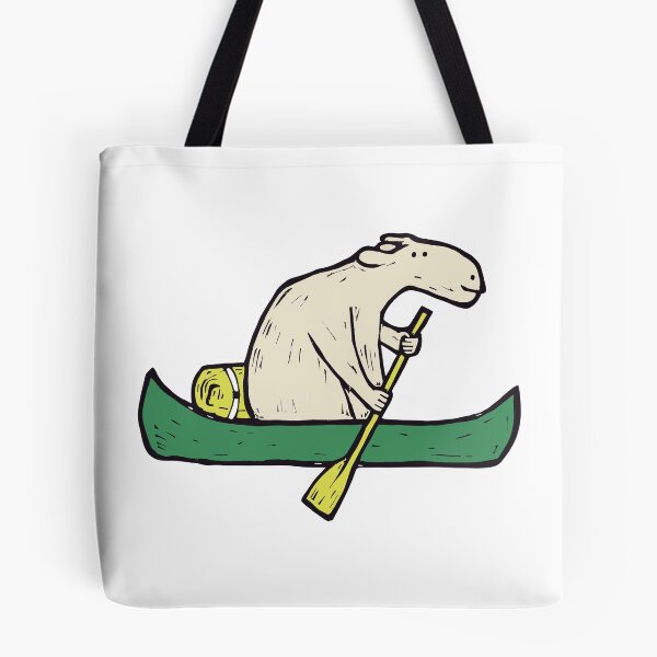 Item preview, Canoeing Moose on a Lake Trip designed and sold by BysonDesigns.