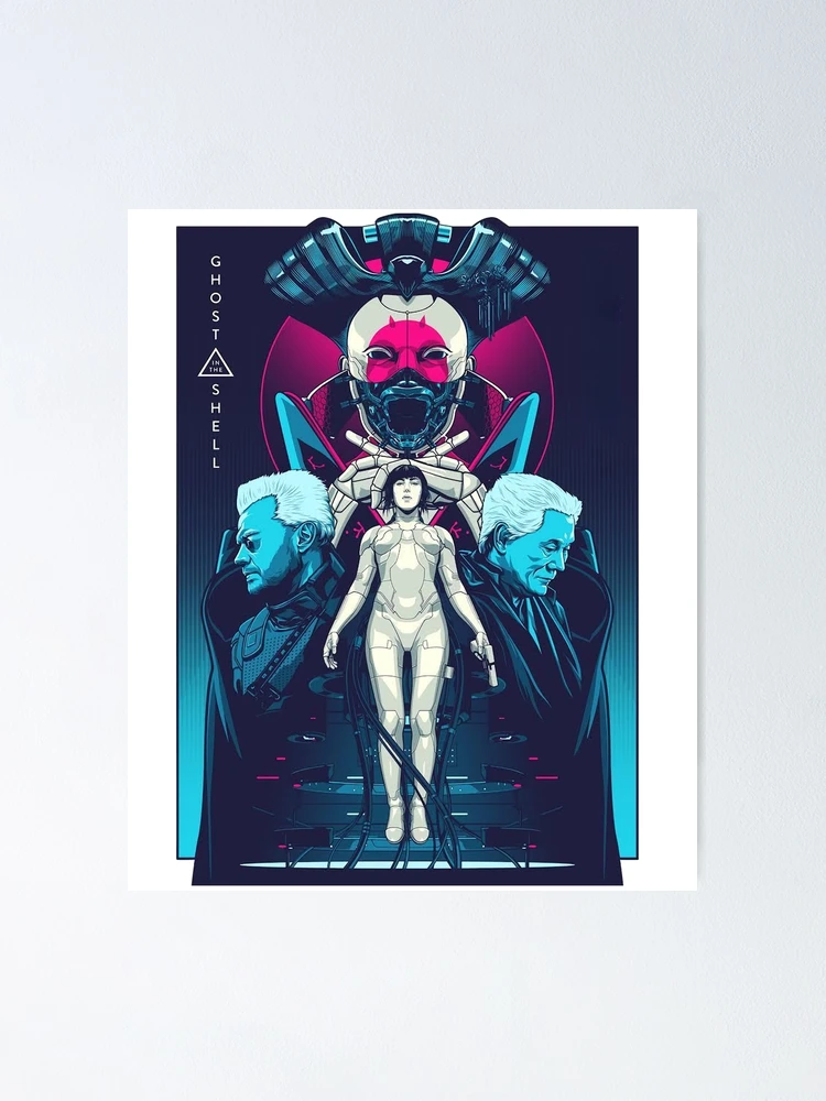 Thumbnail 1 of 3, Poster, Ghost In The Shell designed and sold by WhimsySpore.