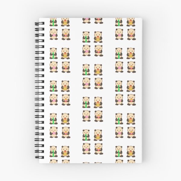 Item preview, Panda Snack Sticker Pack - Four Pandas Eating designed and sold by BysonDesigns.
