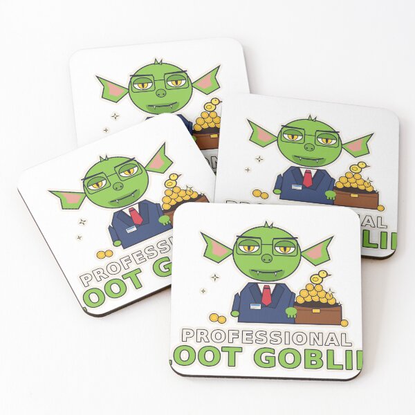 Item preview, Professional Loot Goblin Funny Gamer Fantasy RPG designed and sold by MaxLevelTailor.