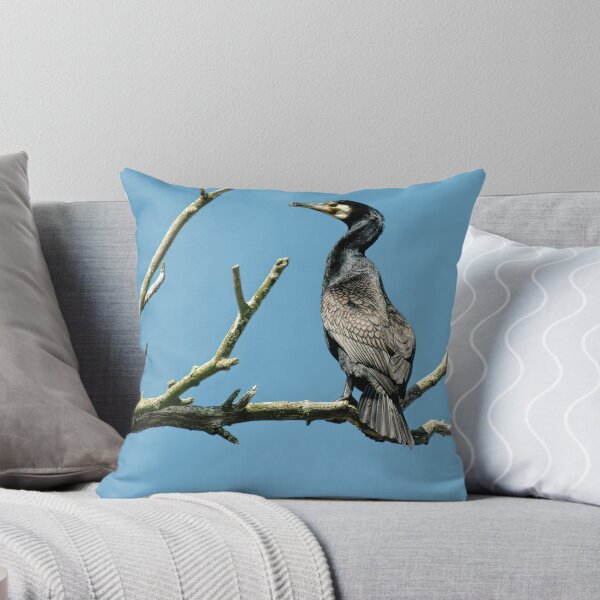 Item preview, Great Cormorant Perched On Dead Tree Branch designed and sold by Mylieton.