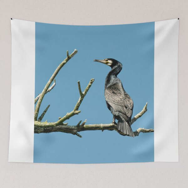 Item preview, Great Cormorant Perched On Dead Tree Branch designed and sold by Mylieton.