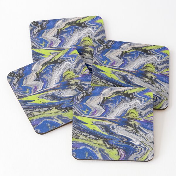 Item preview, Antique Marbled Paper Prints Vintage Bookbinding Abstract Patterns designed and sold by PinUpPizzazz.