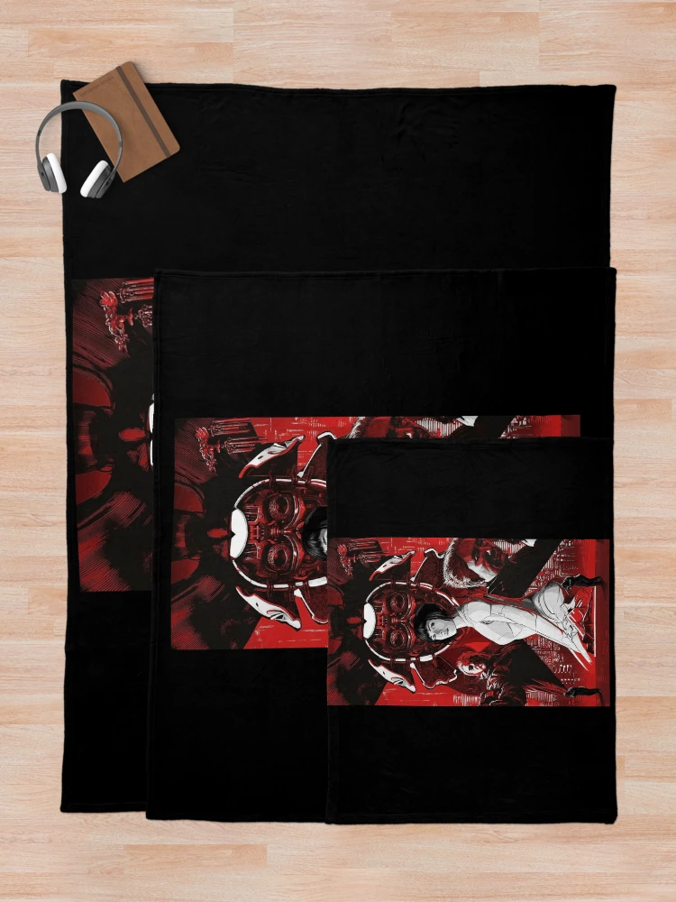 Thumbnail 5 of 6, Throw Blanket, Ghost In The Shell designed and sold by WhimsySpore.