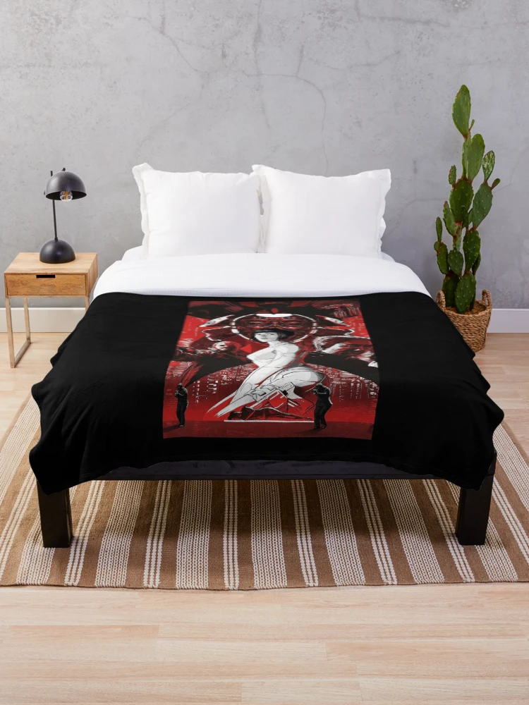 Thumbnail 1 of 6, Throw Blanket, Ghost In The Shell designed and sold by WhimsySpore.