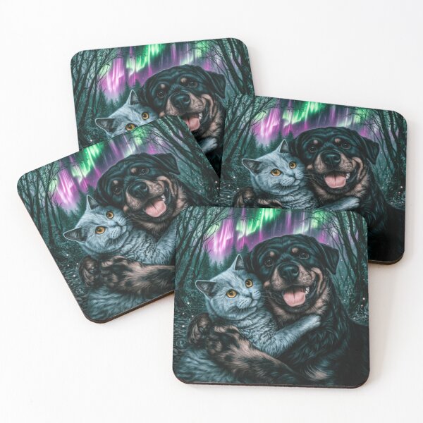 Item preview, Amor por los gatos rottweiler designed and sold by Nocturne Paws.
