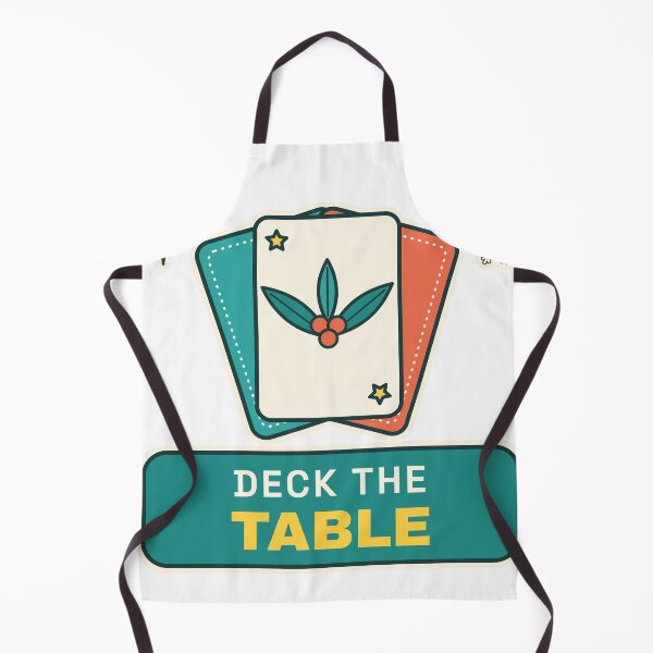 Item preview, Deck the Table - Christmas Card Game Pun designed and sold by Playful Paper Club.