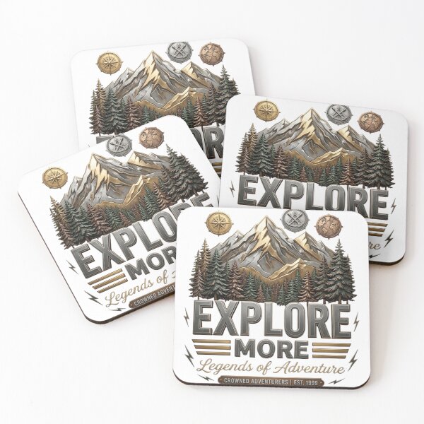 Item preview, Explore More Mountain Graphic Tee Design | Legends of Adventure Outdoor Art designed and sold by ODELUNITY.