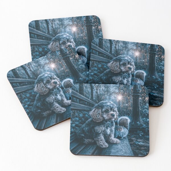 Item preview, Cavoodle y ardilla designed and sold by Nocturne Paws.