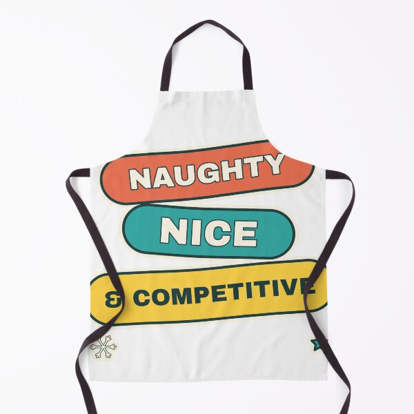 Item preview, Naughty Nice and Competitive - Funny Christmas designed and sold by Playful Paper Club.
