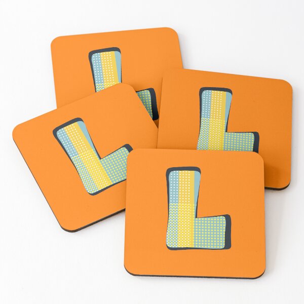 Artikelvorschau, Pop-Art-Buchstabe L – Erster Entwurf des Buchstabens L entworfen und verkauft von Fun Funky Designs.