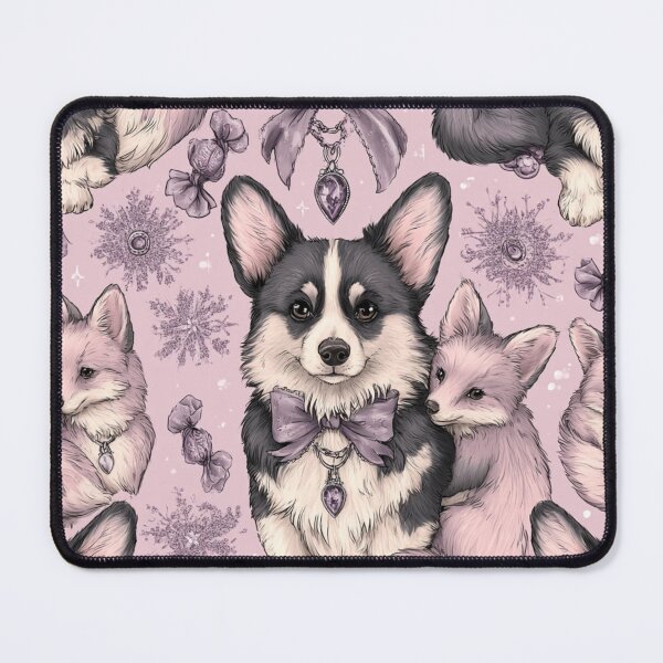 Item preview, Corgi Fox Pattern designed and sold by Nocturne  Paws.