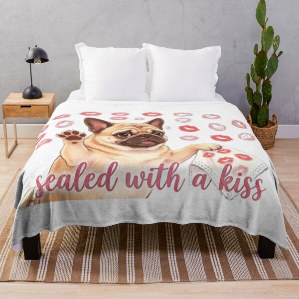 Item preview, Pug Kisses & Love designed and sold by Angel & Mortimer .