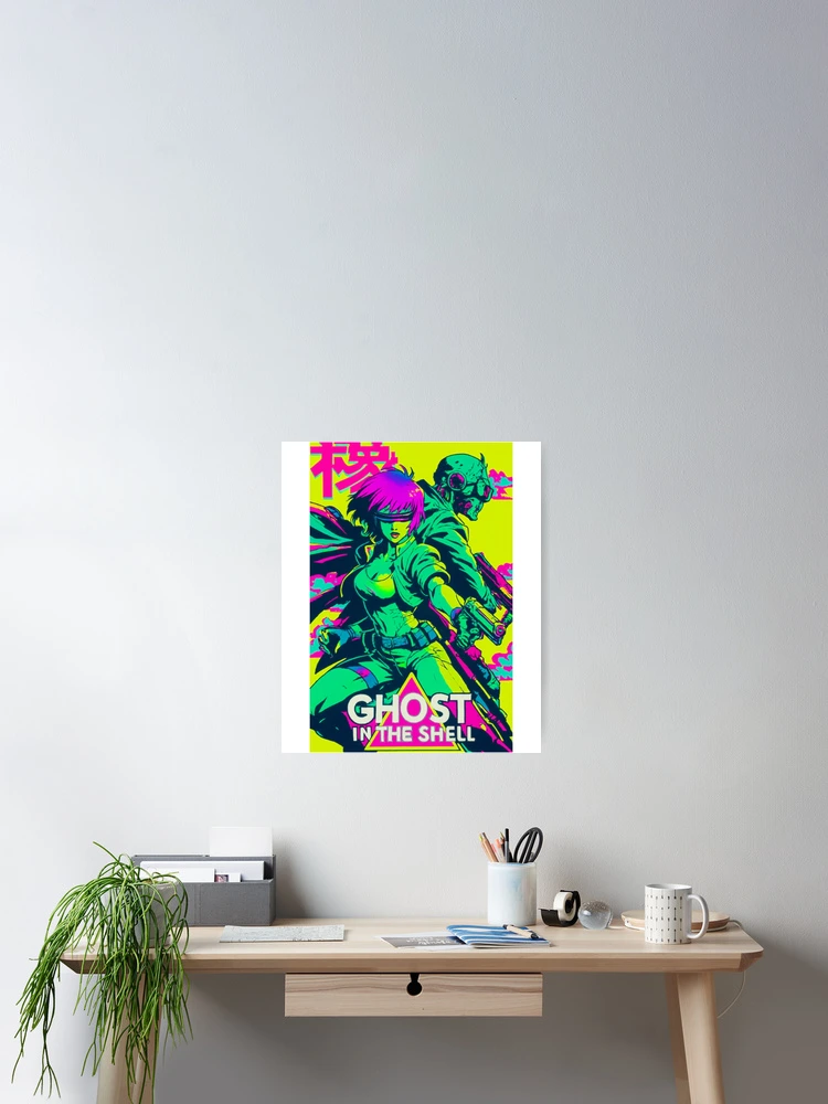 Thumbnail 2 of 3, Poster, Ghost In The Shell designed and sold by WhimsySpore.