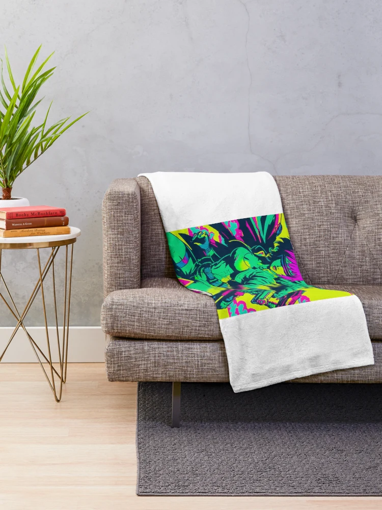 Thumbnail 2 of 6, Throw Blanket, Ghost In The Shell designed and sold by WhimsySpore.