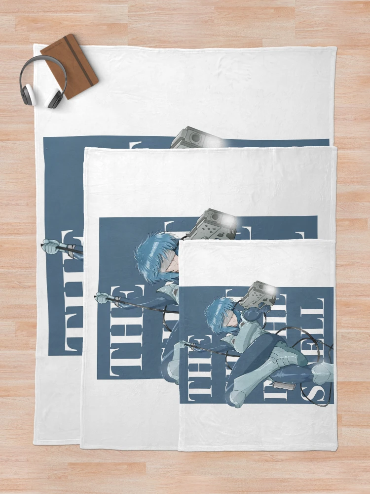 Thumbnail 5 of 6, Throw Blanket, Ghost In The Shell designed and sold by WhimsySpore.