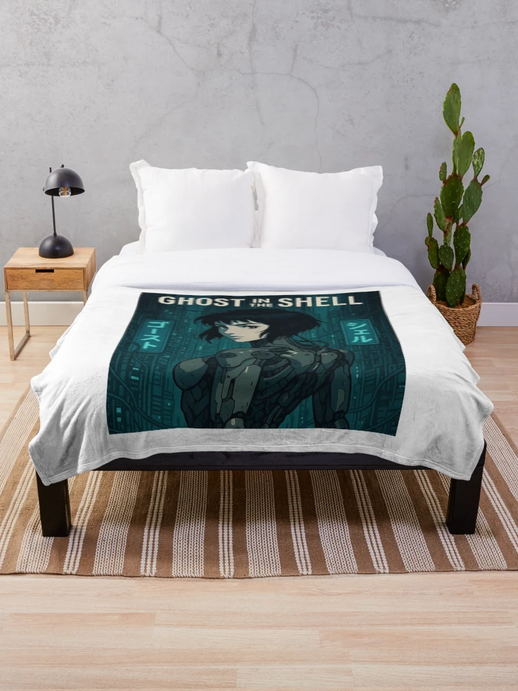 Thumbnail 1 of 6, Throw Blanket, Ghost In The Shell designed and sold by WhimsySpore.