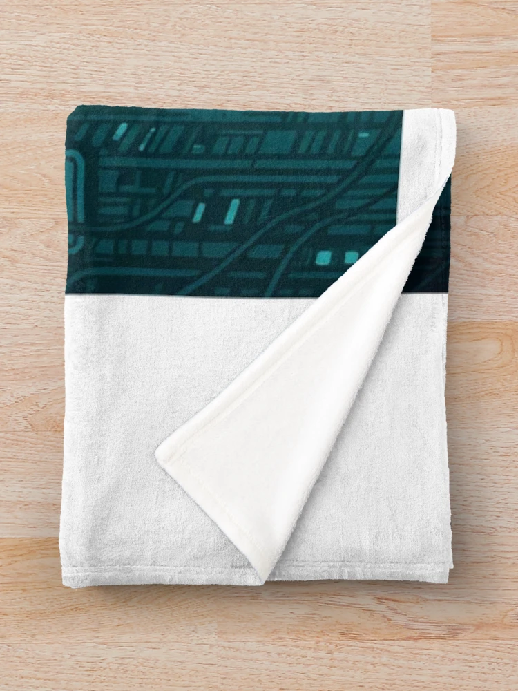 Thumbnail 3 of 6, Throw Blanket, Ghost In The Shell designed and sold by WhimsySpore.