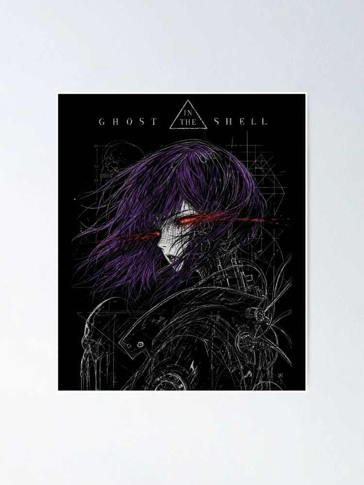 Thumbnail 1 of 3, Poster, Ghost In The Shell designed and sold by WhimsySpore.