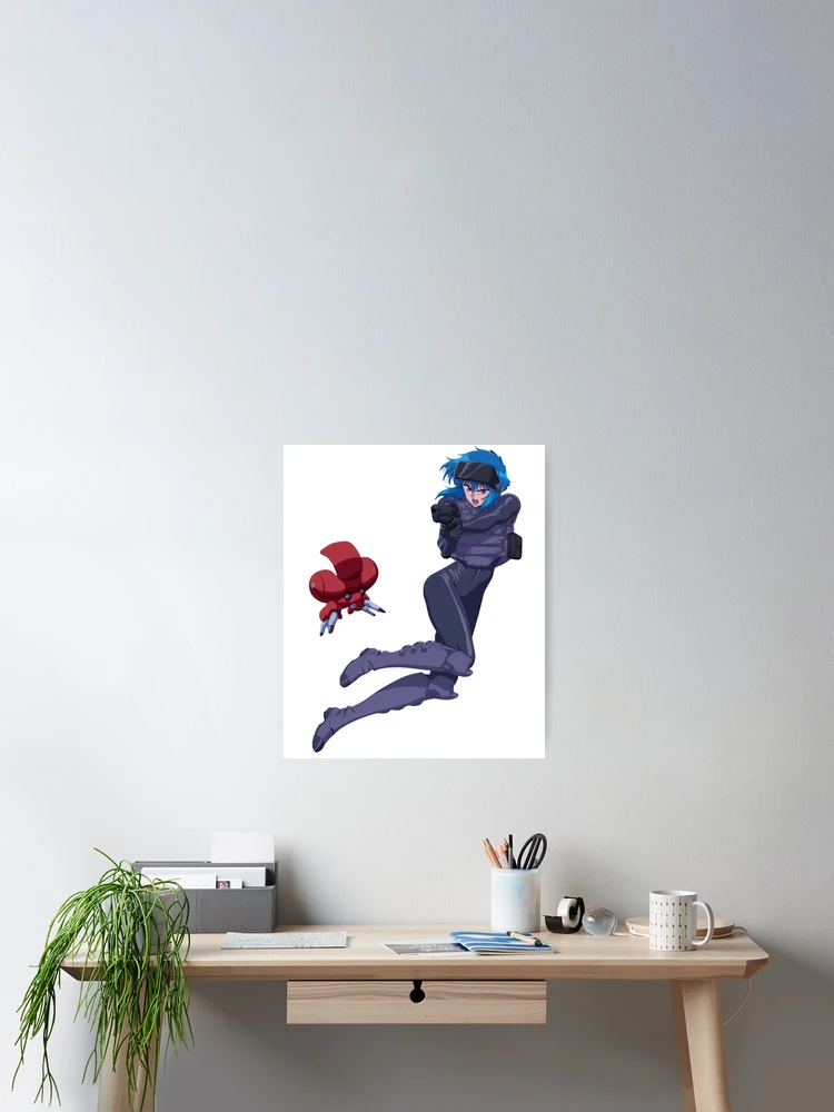 Thumbnail 2 of 3, Poster, Ghost In The Shell designed and sold by WhimsySpore.