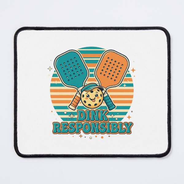 Item preview, Dink Responsibly Funny Pickleball Retro Gif designed and sold by TrendyPrntz.