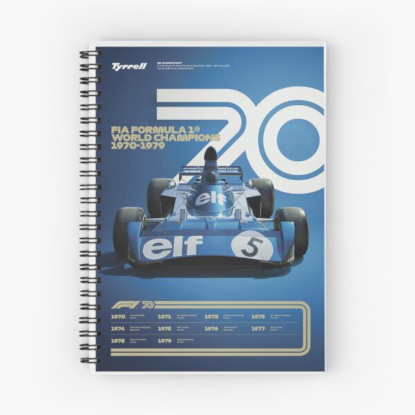 Item preview, Formula 1 Champions 1970s designed and sold by Lucy Goosy Art.