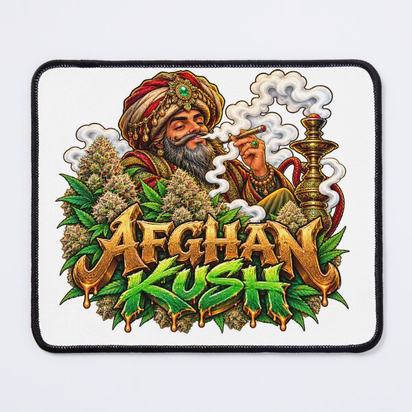 Item preview, Afghan Kush Botanical Hookah Art designed and sold by 91bravo1029.