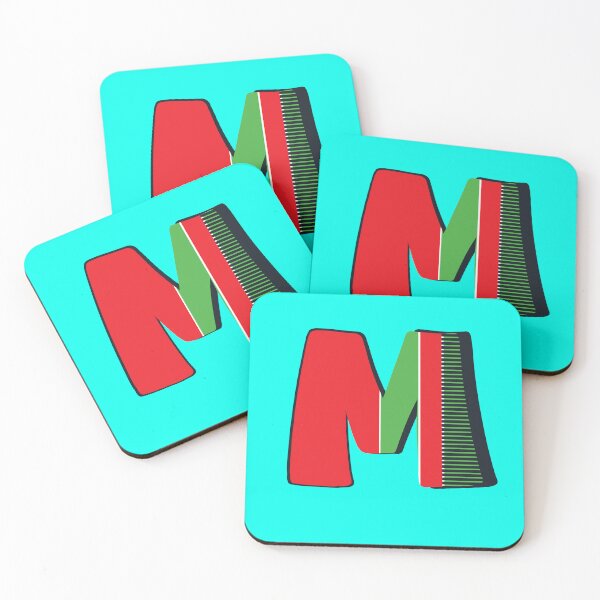 Item preview, Pop Art Letter M - Initial design of the Letter M designed and sold by Fun Funky Designs.