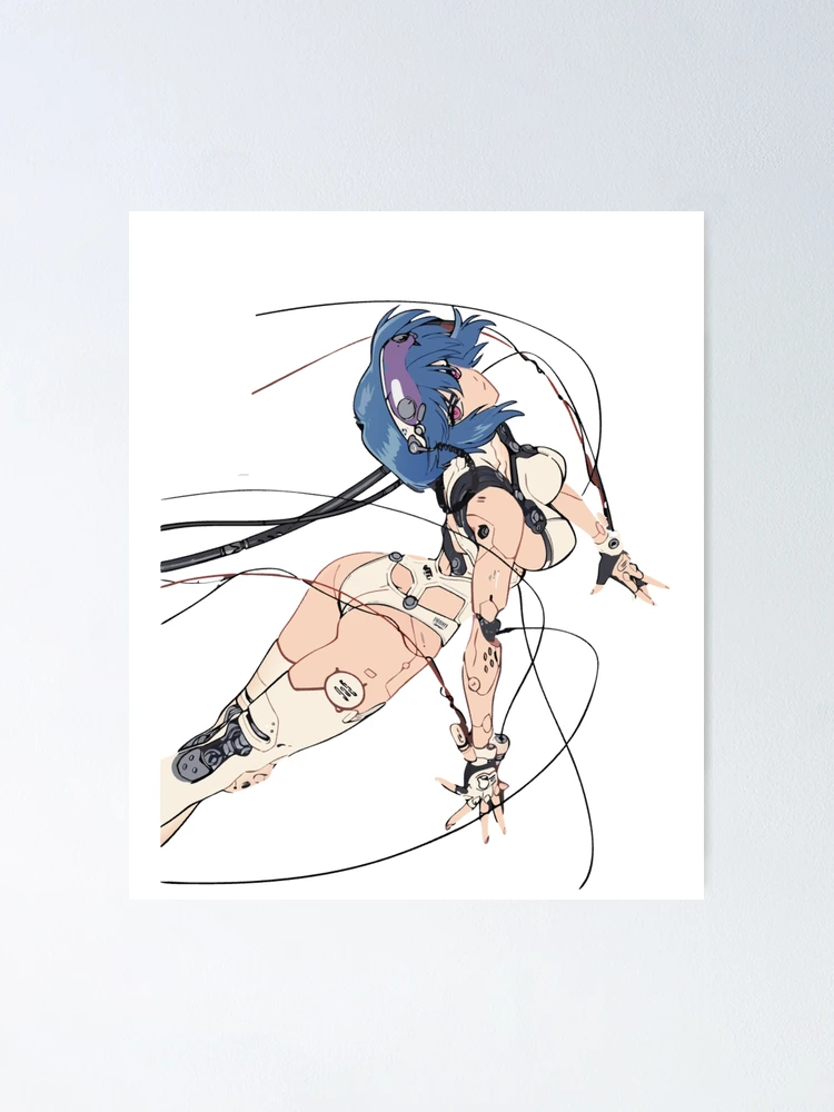 Thumbnail 1 of 3, Poster, Ghost In The Shell designed and sold by WhimsySpore.