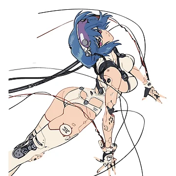 Artwork thumbnail, Ghost In The Shell by WhimsySpore